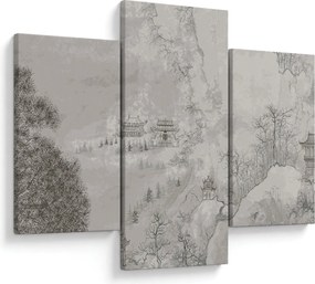 Kép - Kínai táj (90x60 cm)