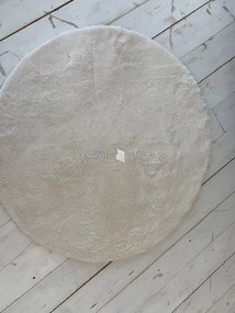 Royal Shaggy kerek Szőnyeg 252 White (Fehér) 67x67