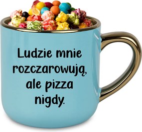 Bögre Elegant XXL Kék 400ml Kerámia Ajándék Emberek Csalódást Okoznak