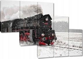 Vászonkép 150x105 Mozdony Gőzmozdony