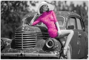 Poszterek 120x80 Ruhában a törmeléken