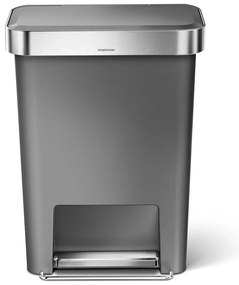 Pedálos műanyag szemetes 45 l - simplehuman