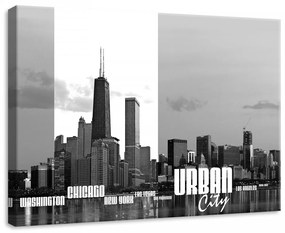 Urban City, vászonkép, 70x50 cm méretben