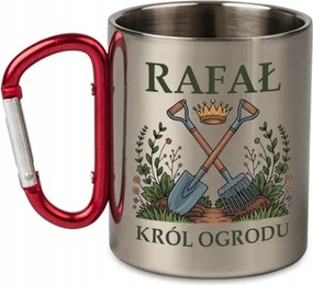 Fém Bögre Karabinerrel A Kert Királya 300 ML