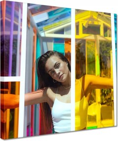 Vászonkép 30x30 Csinos nők Csajok Nagymamák