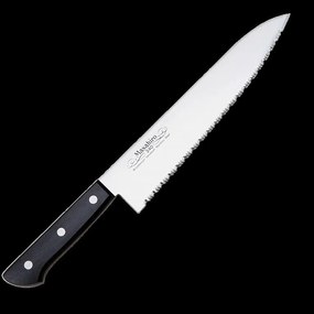 Masahiro kés Bwh Chef Wave Edge 24 cm fogazott MBS-26