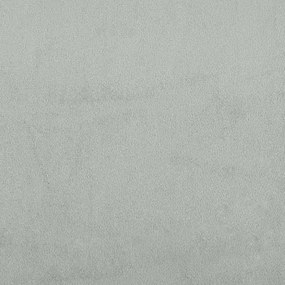 világosszürke bársonypad 110x45x60 cm