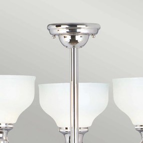 Elstead glamour klasszikus fürdőszobai lámpa cheadle fehér króm elsbath-cd3 IP44
