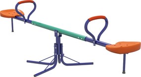 Outsunny Gyerek Hinta Rámpa 90 kg Teherbírású 360° Forgó Gyerek Hupli Állítható Hosszúságú Rúddal Ütközéselnyelő Oszloppal Puha Fogantyúval Kényelmes