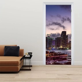 Fotótapéta ajtóra - A nagyváros felhőkarcolói (95x205cm)