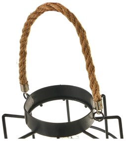 Fekete asztali lámpa (magasság 20,5 cm) – Casa Selección