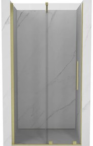Mexen Velar, nyílásba tolóajtó 110x200 cm, 8mm átlátszó üveg, arany matt, 871-110-000-01-55