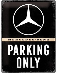 Fém tábla Mercedes-Benz - Parking Only