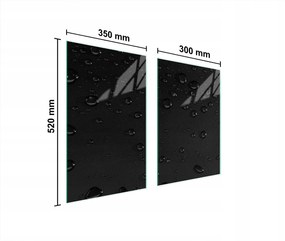 Üveg Konyhai Védőlap 65x52 Cseppek