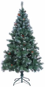 Casaria® Mesterséges karácsonyfa 180 cm hóval