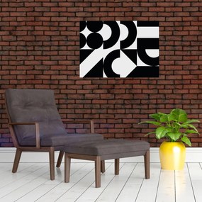 Kép - Geometriai absztrakció N⁰2 (70x50 cm)
