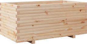 vidaXL tömör fenyőfa kerti virágláda 110 x 60 x 49,5 cm