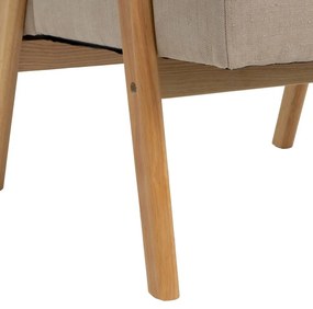 Bézs zsenília fotel Vintage – Casa Selección