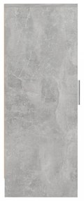 betonszürke szerelt fa cipősszekrény 32 x 35 x 92 cm