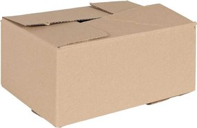 vidaXL Hajtható doboz 50 pcs Természetes 30 x 21,5 x 14 cm Karton