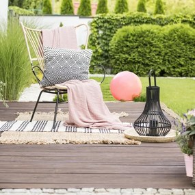 LED RGBW napelemes lámpa BALL LED/3,7V 1500 mAh Ø40 cm IP65 + távirányító