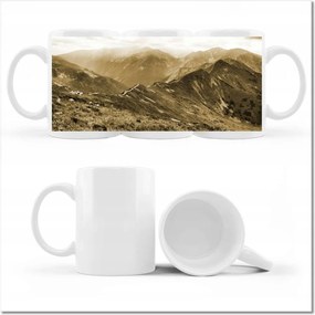 Nyomott mintás bögre Tátra Lengyel hegyek Kilátás