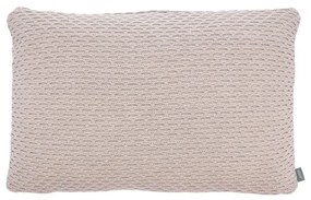 Wave Knit bézs pamut és gyapjú keverék párna, 40 x 60 cm - Södahl