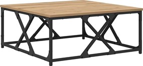 vidaXL Dohányzóasztal Artisan tölgy 70 x 70 x 30 cm Faanyag
