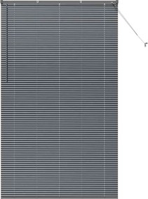 vidaXL Zsalugáter Redőnyök Sötétszürke 220 x 130 cm Alumínium