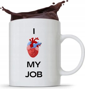 Orvos Bögre I Love My Job fényképes nyomtatással