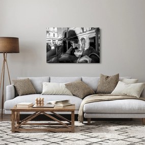 Kép - Charles Chaplin, Prágában (90x60 cm)