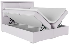 Franciaágy Boxspring 180 cm Menorra (rózsaszín) (tárolóhellyel). Akció -17%. 1020313