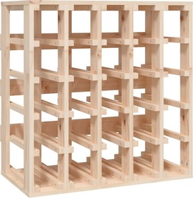 vidaXL tömör fenyőfa bortartó állvány 58,5 x 33 x 60,5 cm