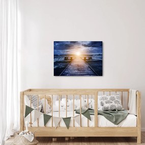 A móló képe nappal (70x50 cm)