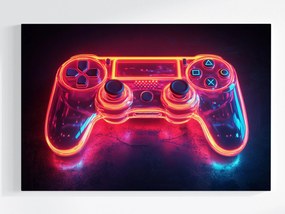 Vászonkép Canvas Pad Kontroller Gaming Konzol Neon Fény 60x40