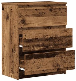 antik fa szerelt fa tálalószekrény 60 x 35 x 76 cm
