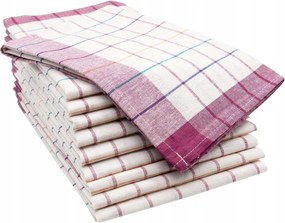 Zollner 10 Db-os Konyharuha Szett 50X70CM Nedvszívó Pamut Kockás