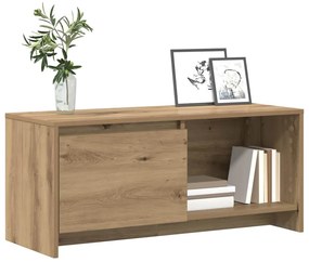 TV állvány kézműves tölgy 90 x 35 x 40 cm Faanyag