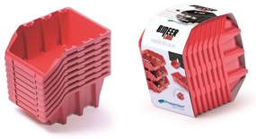 Kistenberg Tárolódoboz készlet 8db BINEER LONG 160x98x70mm, piros