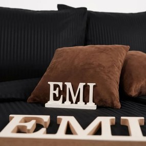 EMI Black damasztszatén ágyneműhuzat