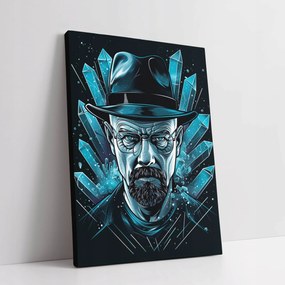 Walter White Kristály vászonkép otthonra nappaliba ajándék 30x40