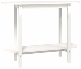 fehér tömör fenyőfa tálalóasztal 110 x 40 x 80 cm