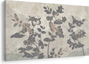 Kép - texturált levelek (90x60 cm)