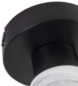 Mennyezeti lámpa bársony árnyékolóval zöld arannyal 25 cm - Combi fekete