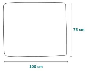Lionelo - Babapléd BAMBOO BLANKET 75x100 cm homokbézs
