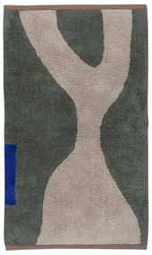 Sötétzöld mosható pamut szőnyeg 50x80 cm Figura – Mette Ditmer Denmark