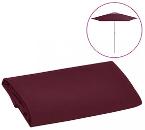 bordóvörös kültéri napernyőponyva 300 cm