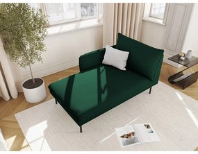 Sötétzöld bársony heverő (bal oldali) Vienna – Cosmopolitan Design