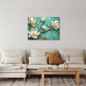 Kép - 3D magnóliák (70x50 cm)