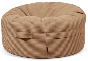 Barna kordbársony babzsákfotel Roll 105 – SLOWDOWN